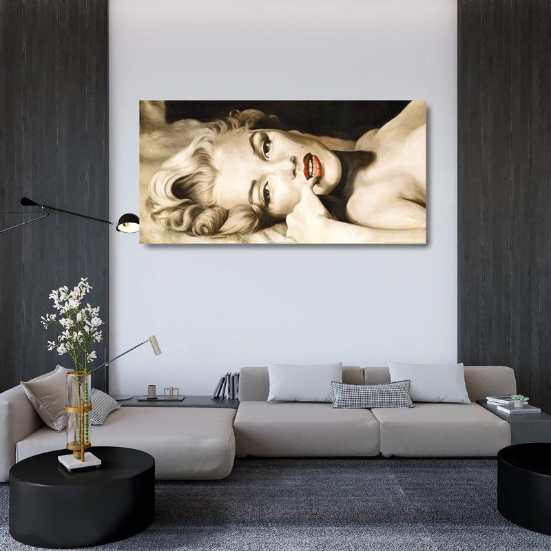 Marilyn Monroe - Inclinée, H 24 po x l 48 po