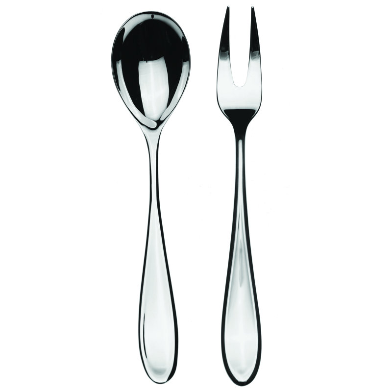 Ensemble de service Forma (fourchette et cuillère) en acier inoxydable