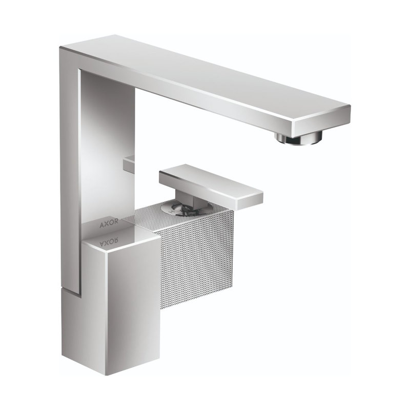 AXOR Edge Diamond Cut Single-Hole Faucet 190, 1.2 GPM, Chrome