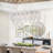 Jerimya 6-Lights Rectangular Kitchen Island Chandelier