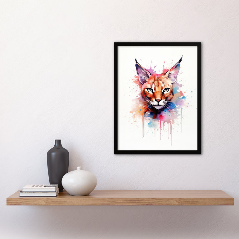 Caracal Cat - Single Picture Frame Print