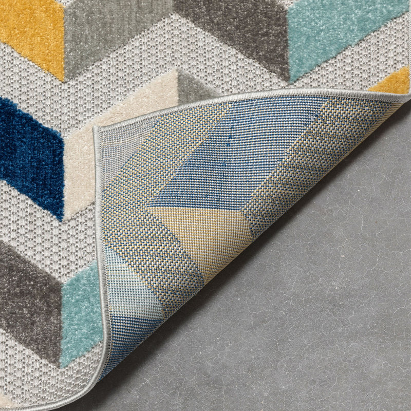 Floral Indoor / Outdoor Area Rug, Rectangle 160 x 220cm