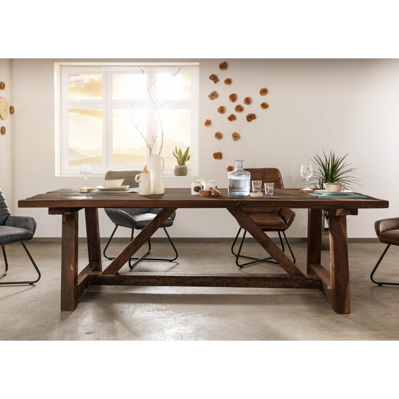 Bassano Solid Wood Dining Table, H78 x L230 x W100cm
