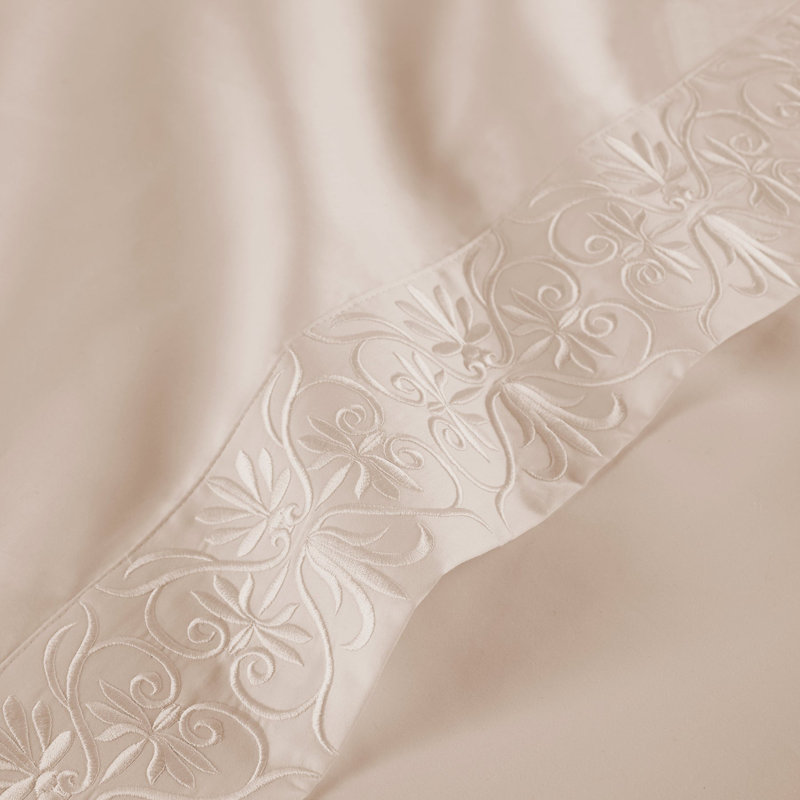 Ariane Sheet Set, Cal.King Sheet Set + 2 Pillowcases, Ivory
