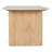Carmela Marble Top Solid Wood Base Dining Table