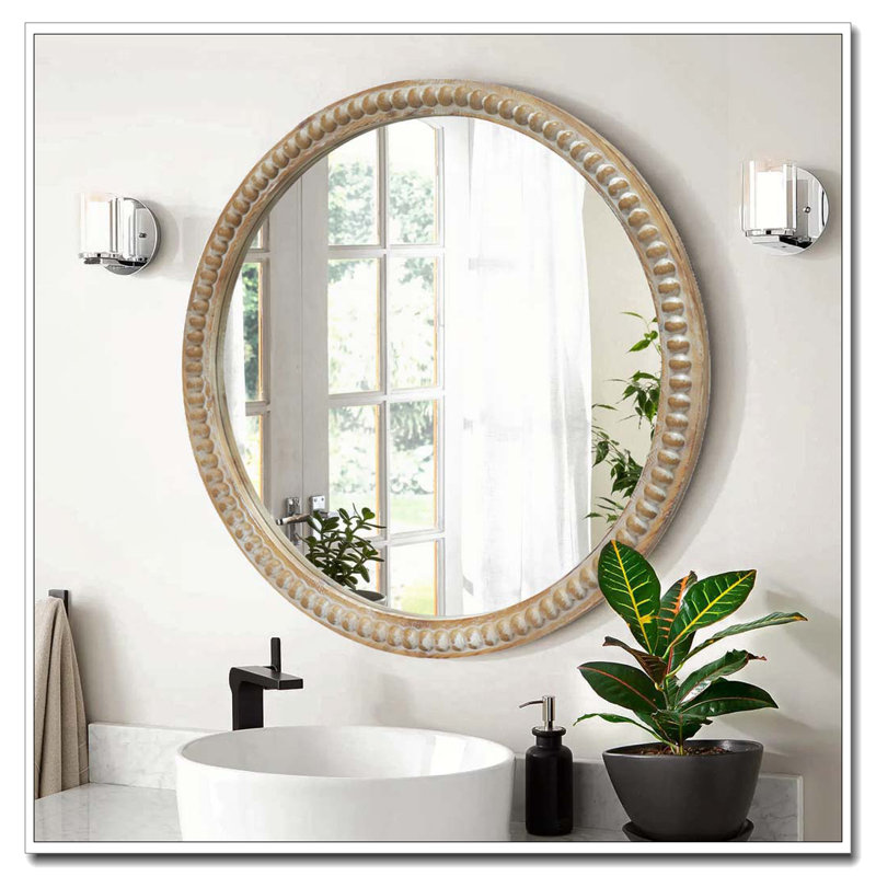 Miroir d'appoint 27,5 po, 27,56 po x 27,56 po