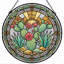 Vitrail Cactus-1108468574