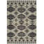6x9 Ivory Flat Weave Wool Stacked Aztec Motifs Classic Traditional Modern Contemporary Carpet Rug