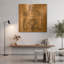 « Appareil photo en liège » de Kamdon Kreations, décoration murale en métal, 91,4 cm x 91,4 cm-133432110
