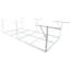 Support de rangement en métal blanc 4 x 8 pi, 600 lb Chargement, réglable de 22 po à 40 po pour maximiser les articles inutilisés