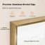 Miroir de salle de bain en aluminium antirouille, cadre mural biseauté avec verre trempé épais, miroir mural facile à installer et sans oscillation-126429110-126429117