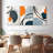 Brush Strokes And Wine Multi Piece Canvas Print-993612254