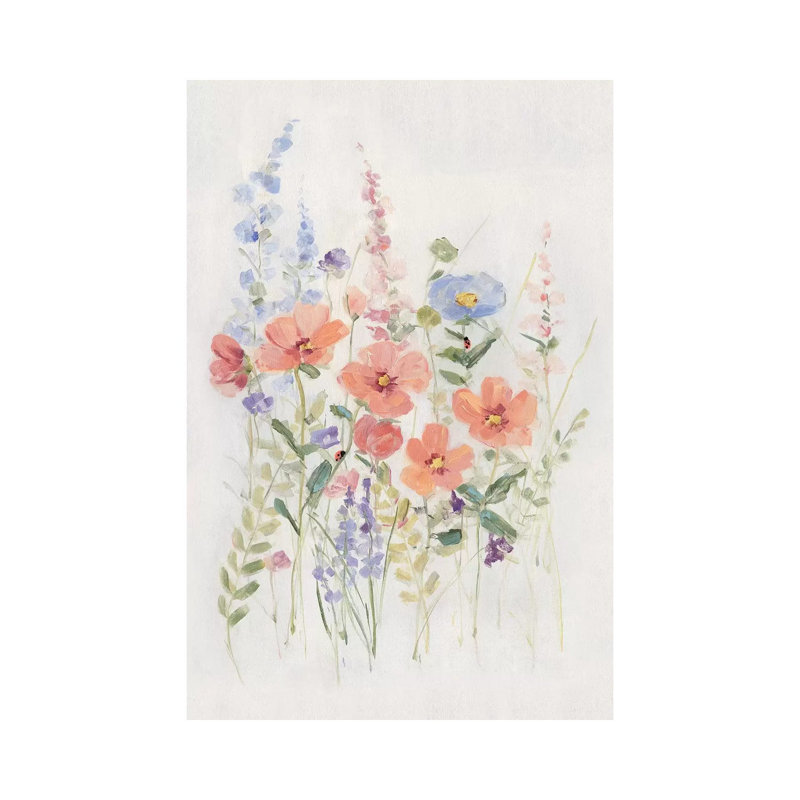 «Sweet Summer Picks I» par Sally Swatland - reproduction d'art, Toile tendue, Pas de tapis, H 40 po x l 26 po x P 1,5 po