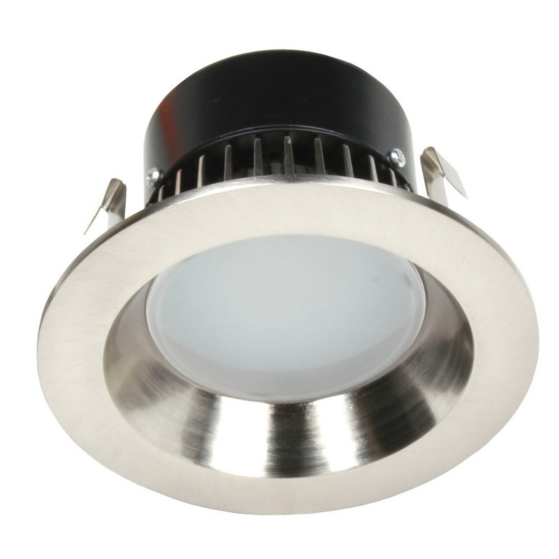 Ensemble d'éclairage encastré à DEL Recesso Remodel, Nickel satiné