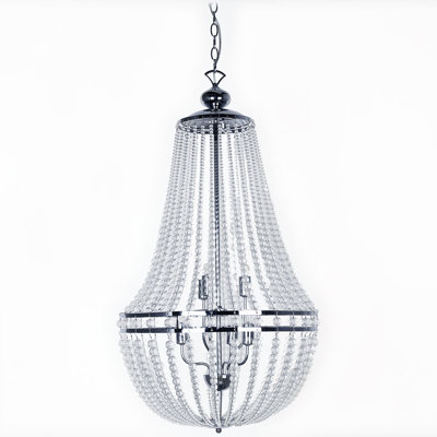 Renita 6 - Light Dimmable Empire Chandelier