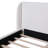 Eloria Modern Boucle Upholstered Bed Frame With Wingback Headboard And Solid Wood Base-117335909
