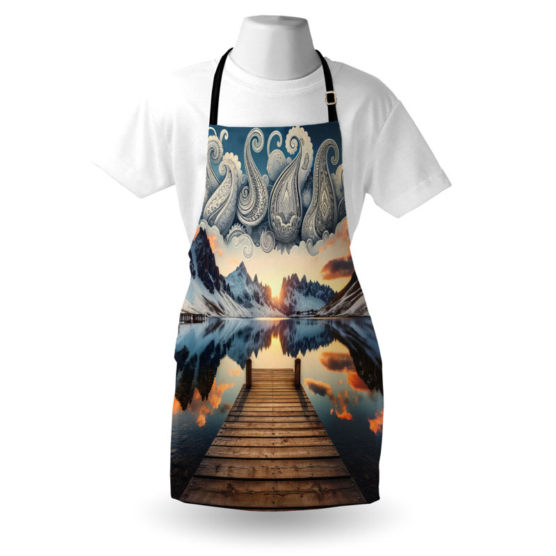 No Pattern Bib Apron