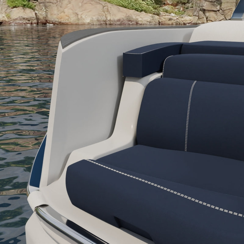 Tissu Odyssey, Bleu port