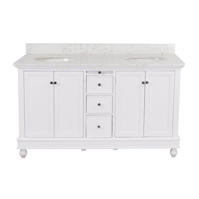 Ferdinand 60'' Double Bathroom Vanity with Top