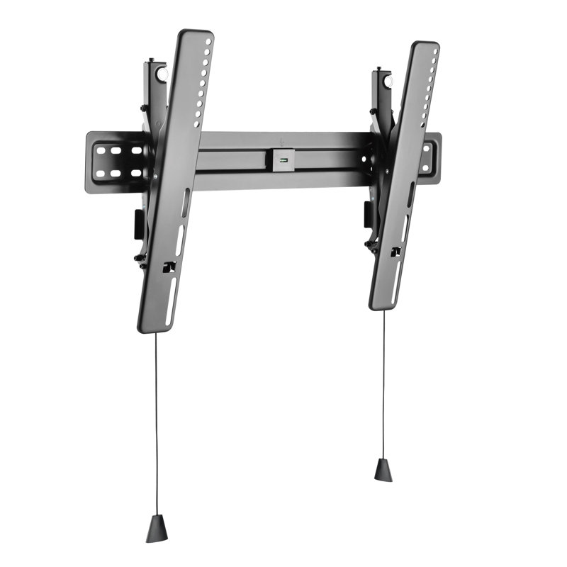 Ultra-Slim Black Steel Tilting Wall TV Mount for 37"-70" TVs