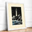 Lighthouse Beacon Coastal - Framed Print-477077615-477077618