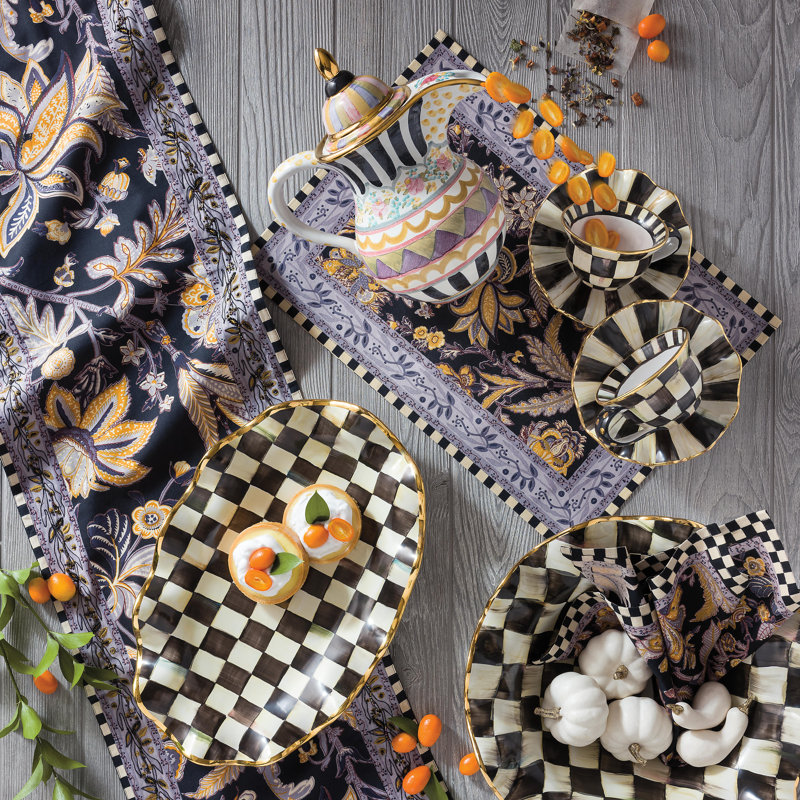 Courtly Check® Ceramic Saucer