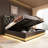 King Size Upholstered Bed, 360 Surround Led Function, Buttons/Apps/Remote Control