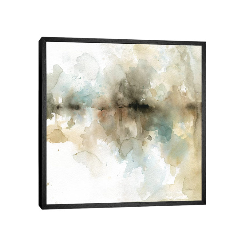 Island Mist II by Carol Robinson - Painting on Canvas, 66.04 cm H x 66.04 cm W, Black Framed