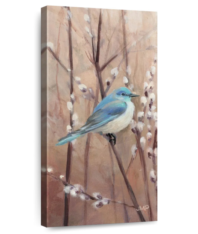 Pretty Birds Resting, 24" H x 12" W