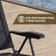Chaise de patio inclinable, réglable, réglable et pliable pour bistro et jardin-1610874886
