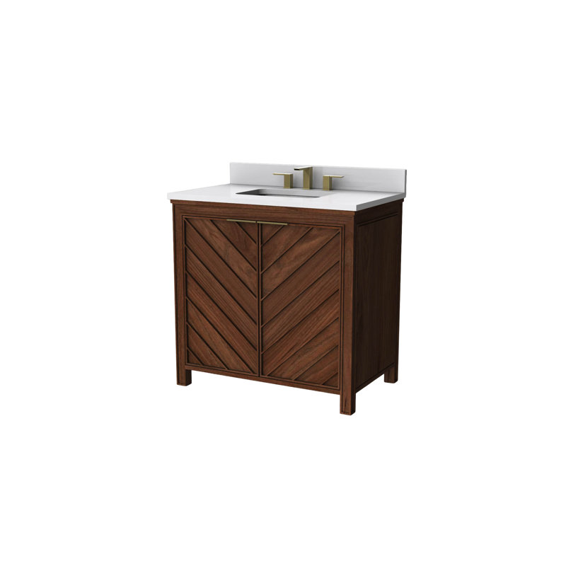 FLW Progression Wood Sink Vanity, 36
