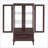 Modern Cabinet Sideboard with Adjustable Glass Shelves 2 Doors and 1 drawer-70981964