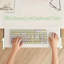 Table de bureau pour ordinateur portable avec tablettes de rangement Oveson 29,5 pouces, blanc-1026836607