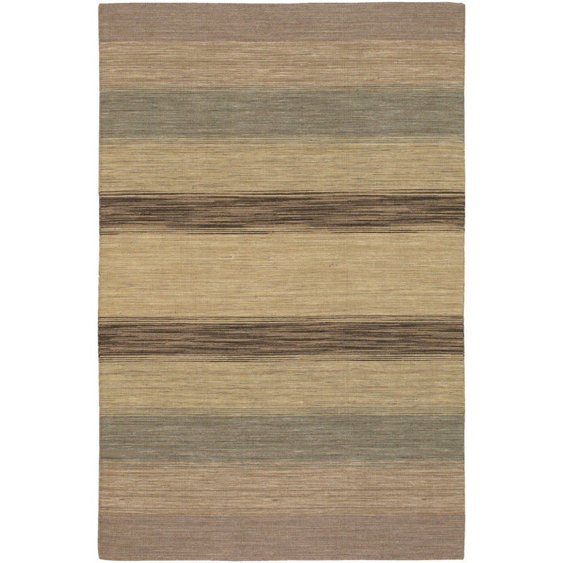 Tapis gris en laine Marshayla, Rectangulaire 2 pi x 3 pi