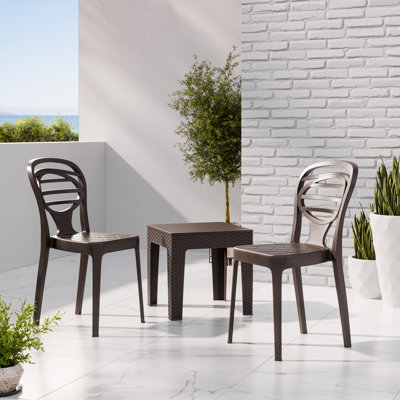 Houbler 2 - Person Patio Conversation Set