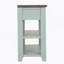 Console en bois de pin massif, table d'appoint moderne avec 3 tiroirs de rangement et 2 tablettes. Facile à assembler-459275154-459275155