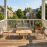 Ensemble de conversation pour terrasse 4 personnes Modena