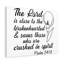 Saves Those Who Psalm 34:18 1 Piece Wrapped Canvas Wall Art-1204649940