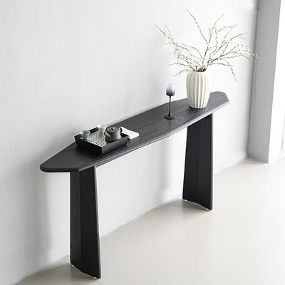 Console en bois massif de style français