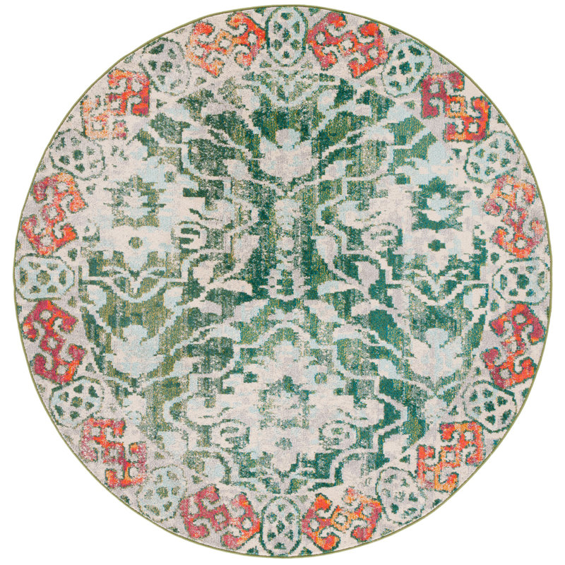 Tapis oriental Dylanthomes Performance, Rond 6 pi 7 po
