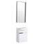 Meuble-lavabo à fermeture en douceur avec lavabo, 16 po, idéal pour les petites salles de bain et les salles d'eau, conception durable et élégante-116332370