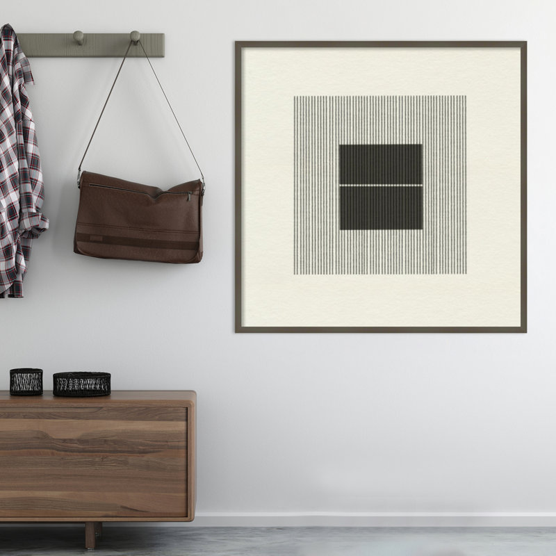 Nyamal " Honouring Matisse Warm " by The MIUUS STUDIO, 25" H x 25" W, Grey