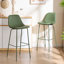 Hauteur de comptoir moderne Kavi avec coussin rembourré et pieds en métal-2070141339-2070141225
