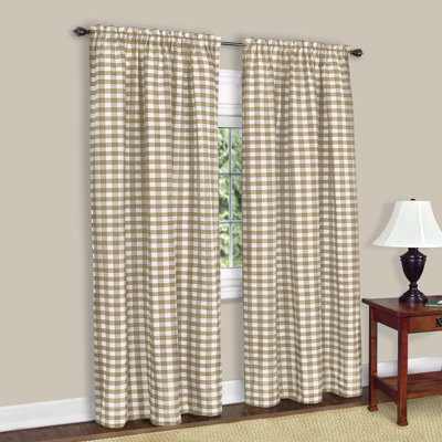 Haylee Semi Sheer Single Curtain Panel