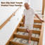 Tapis d'escalier 9 po x 30 po pour escaliers en bois (paquet de 15)