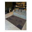 Tapis gris lavable à motif géométrique abstrait à motif géométrique-1460655932
