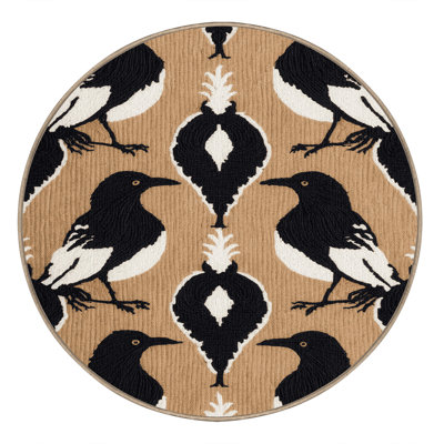  Tapis lavable oiseaux de la pie australienne