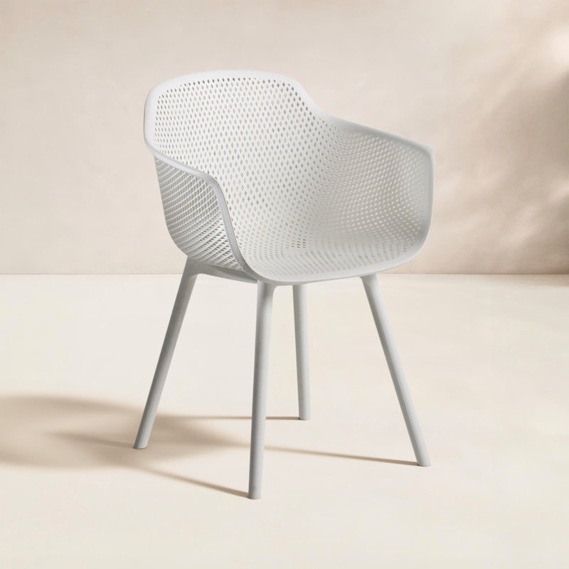 Chaise de terrasse Artha, Blanc