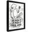 Art mural noir, art de toilette noir-1165459135