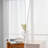 Gradient Sheer Curtains for Room Decor,Chiffon Gradient Semi Voile Rod Pocket Window Drapes,Set of 2-392777726-392777699